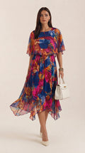 Elizabeth | Precioso Vestido con Estampado Trópical
