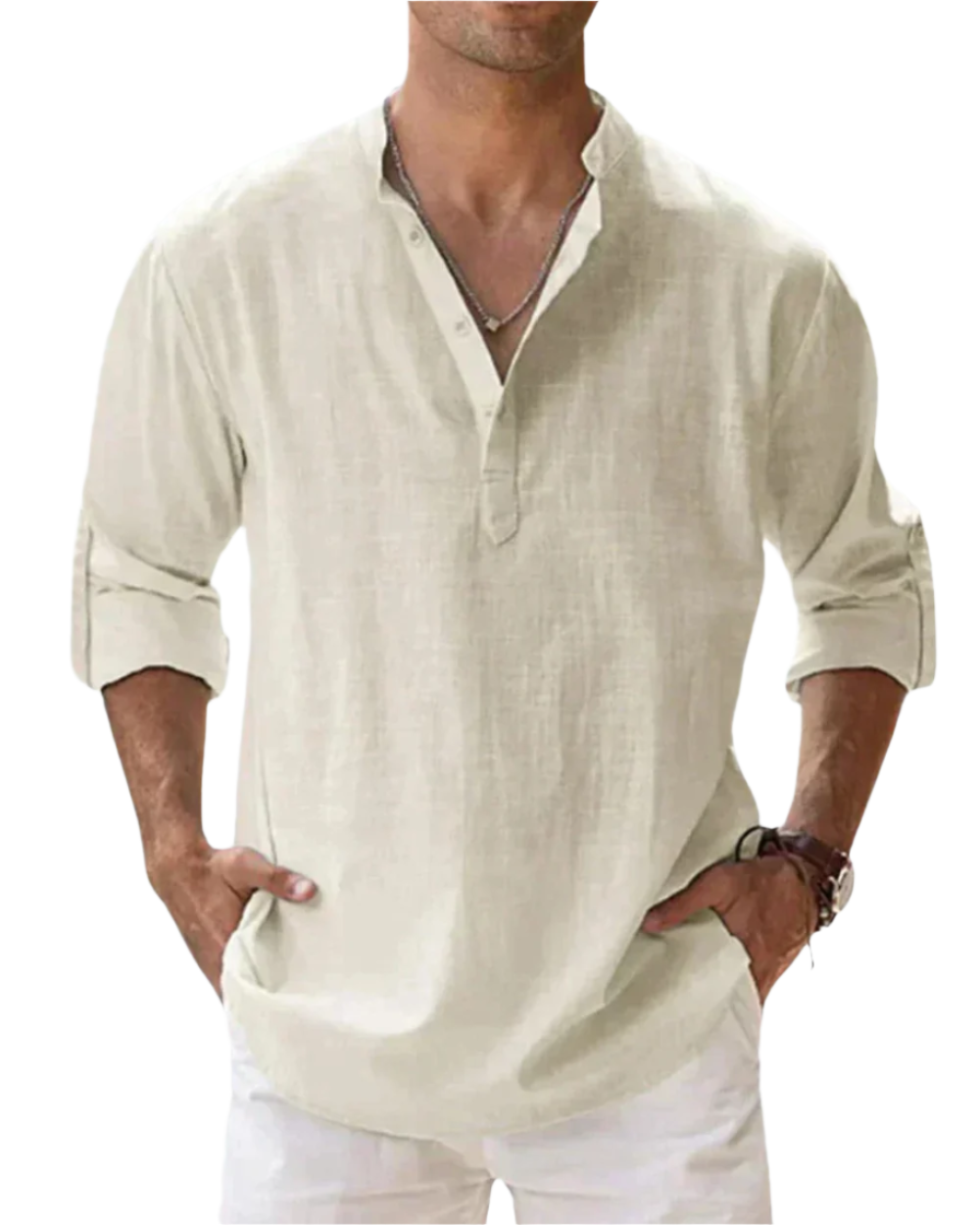 Camisa de Algodón Sofisticada