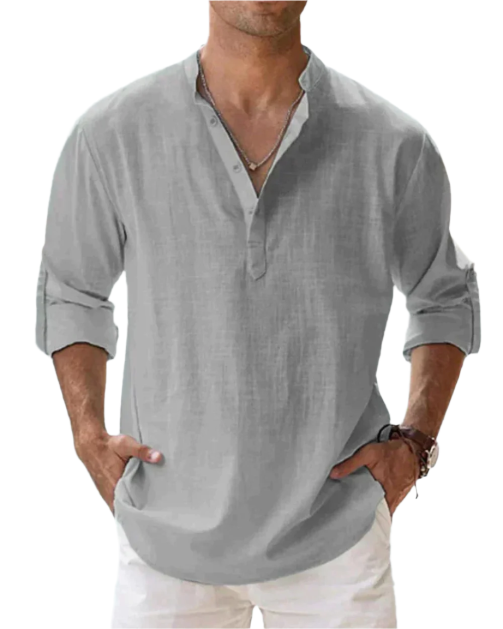 Camisa de Algodón Sofisticada