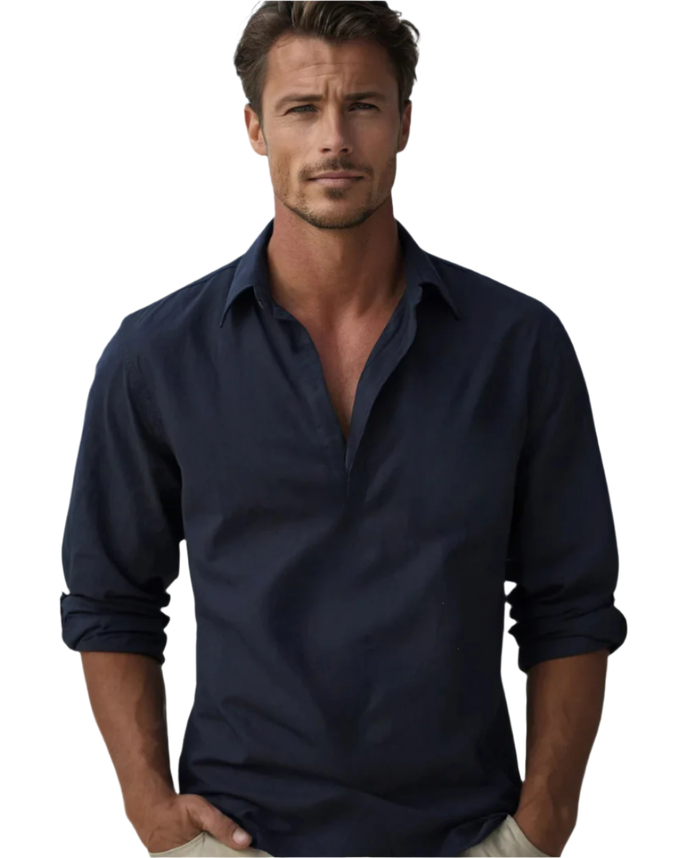 Camisa de Algodón Sofisticada