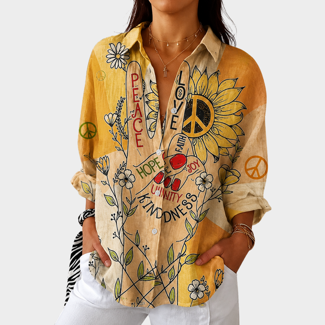 Florencia | Blusa Ligera y Colorida Estampada