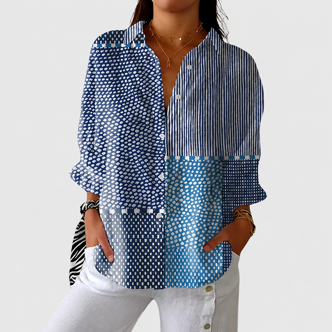 Beatriz | Blusa Ligera y Colorida Estampada