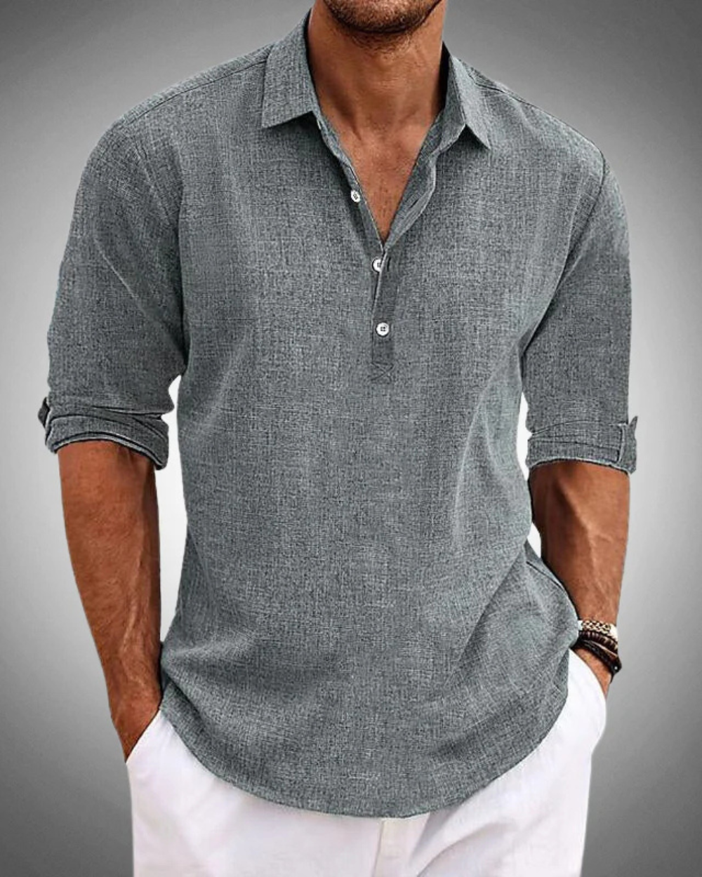 Camisa Clásica de Algodón