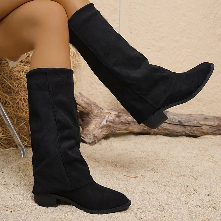 Noémie - Botas Altas de Ante