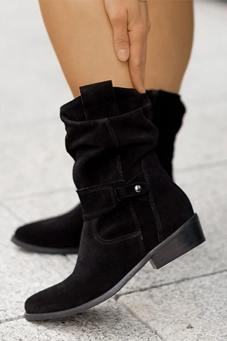 Clémence - Botines Flexibles de Ante