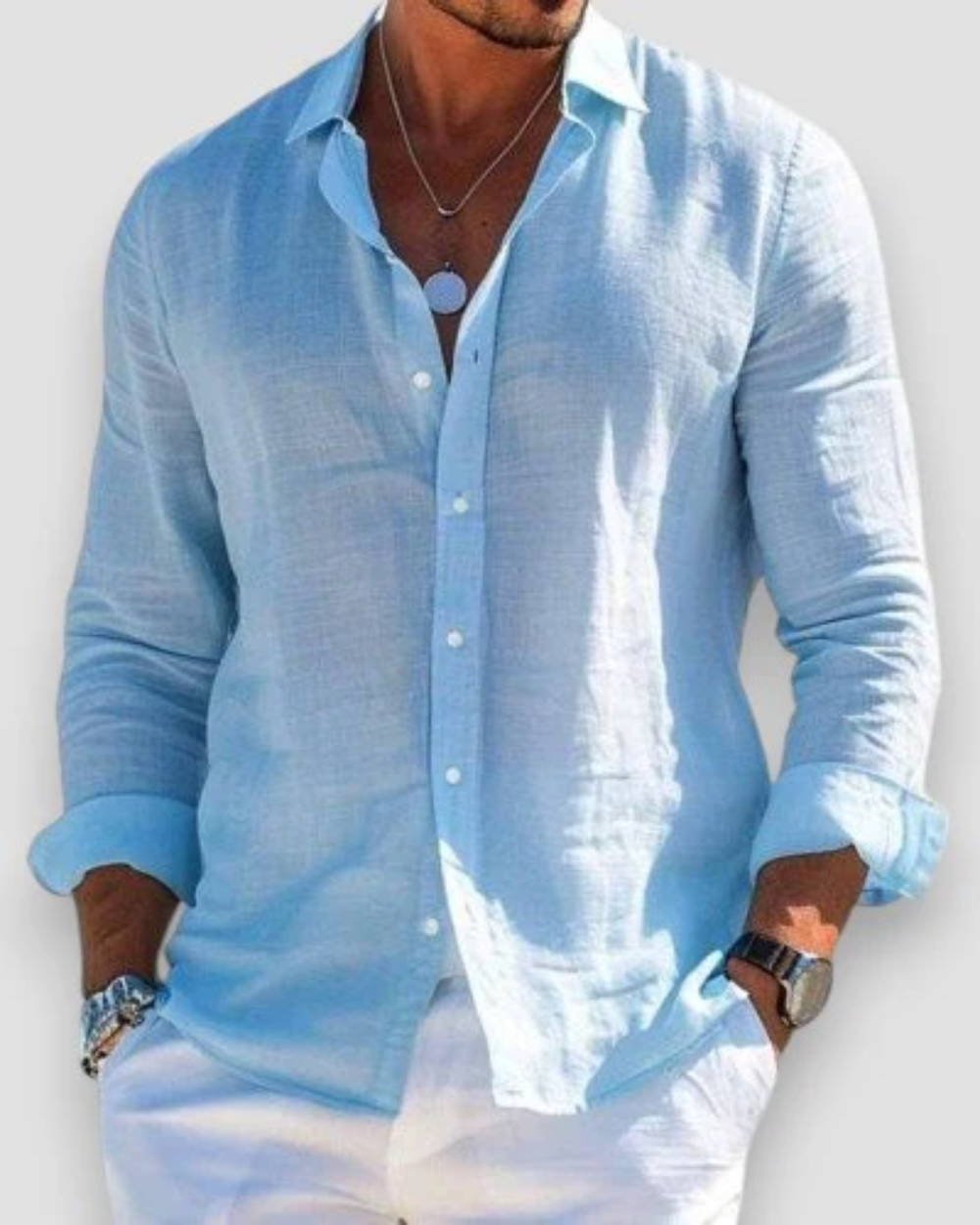 Camisa Casual de Diseño Actual