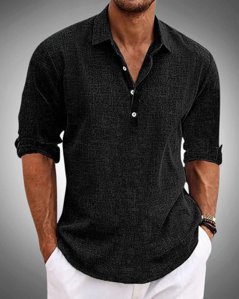 Camisa Clásica de Algodón