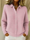 Chaqueta de Punto Texturizada con Botones