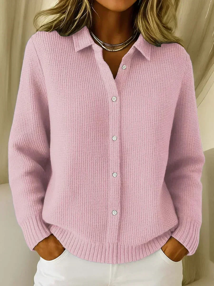 Chaqueta de Punto Texturizada con Botones