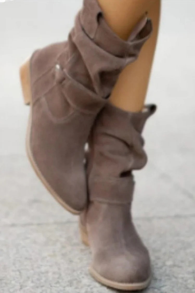 Clémence - Botines Flexibles de Ante