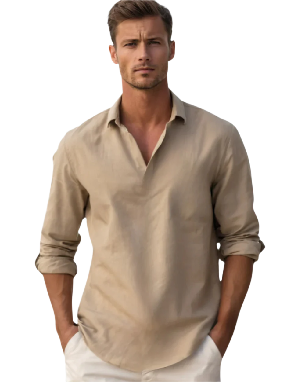 Camisa de Algodón Sofisticada