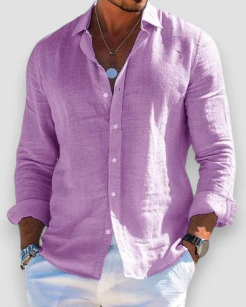 Camisa Casual de Diseño Actual