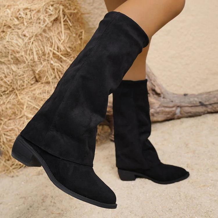Noémie - Botas Altas de Ante