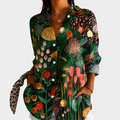 Petra | Blusa Llamativa Jardín de Medianoche