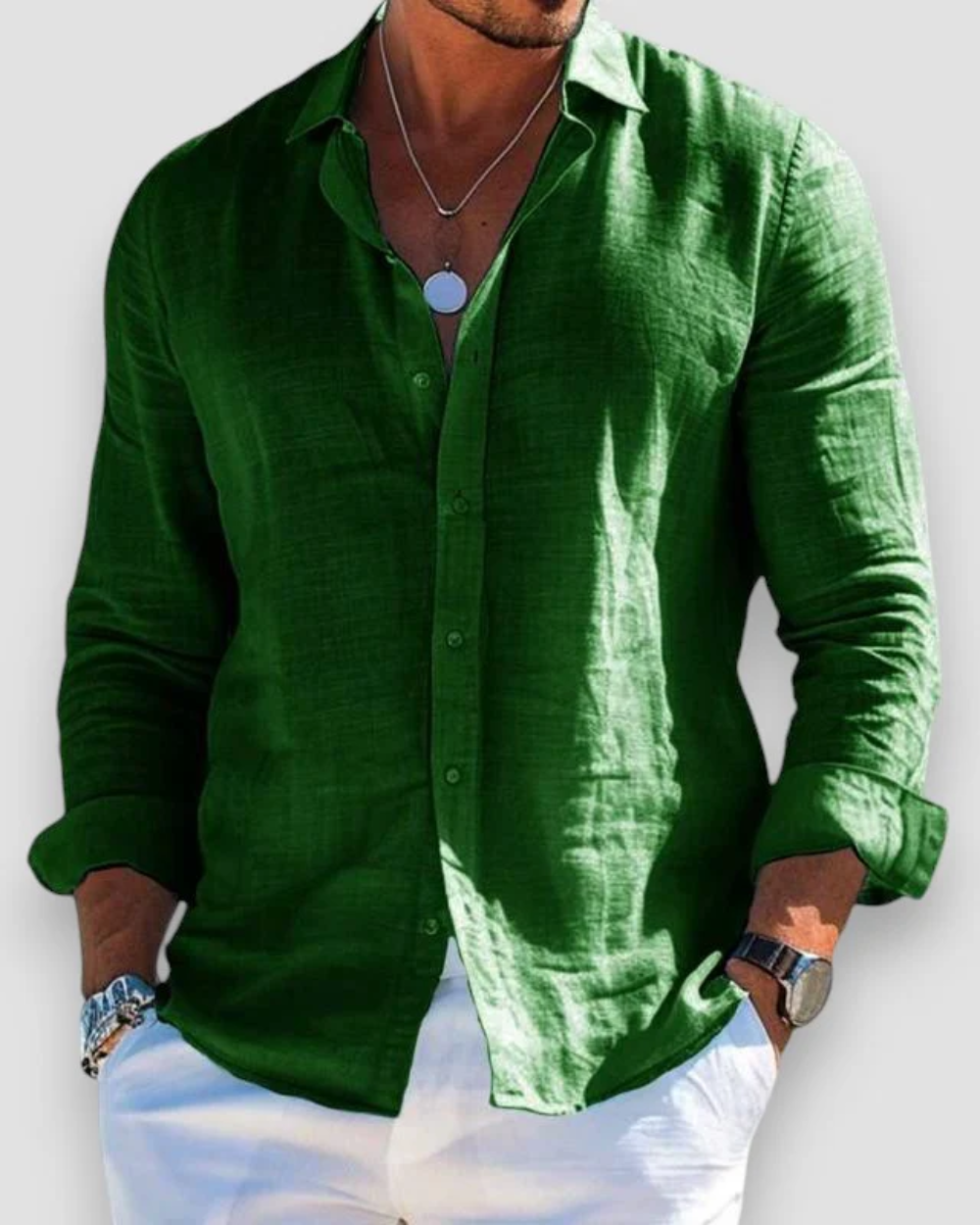 Camisa Casual de Diseño Actual