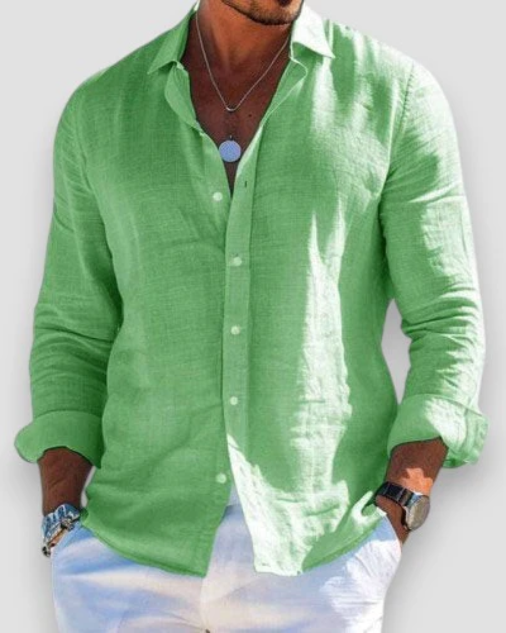 Camisa Casual de Diseño Actual