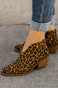 Camille - Botines con Estampado de Leopardo