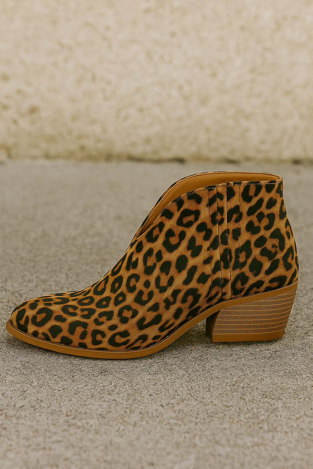 Camille - Botines con Estampado de Leopardo