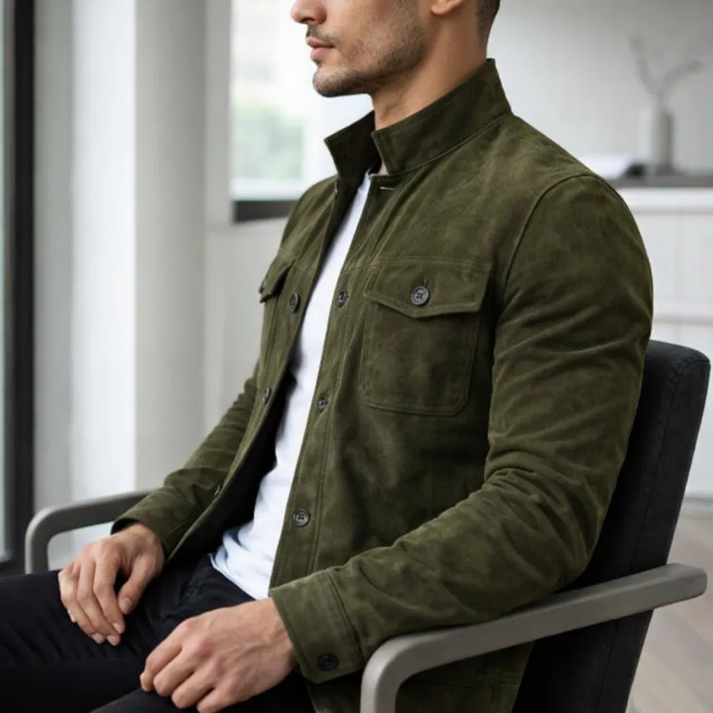 OLTRANO | CHAQUETA DE ANTE