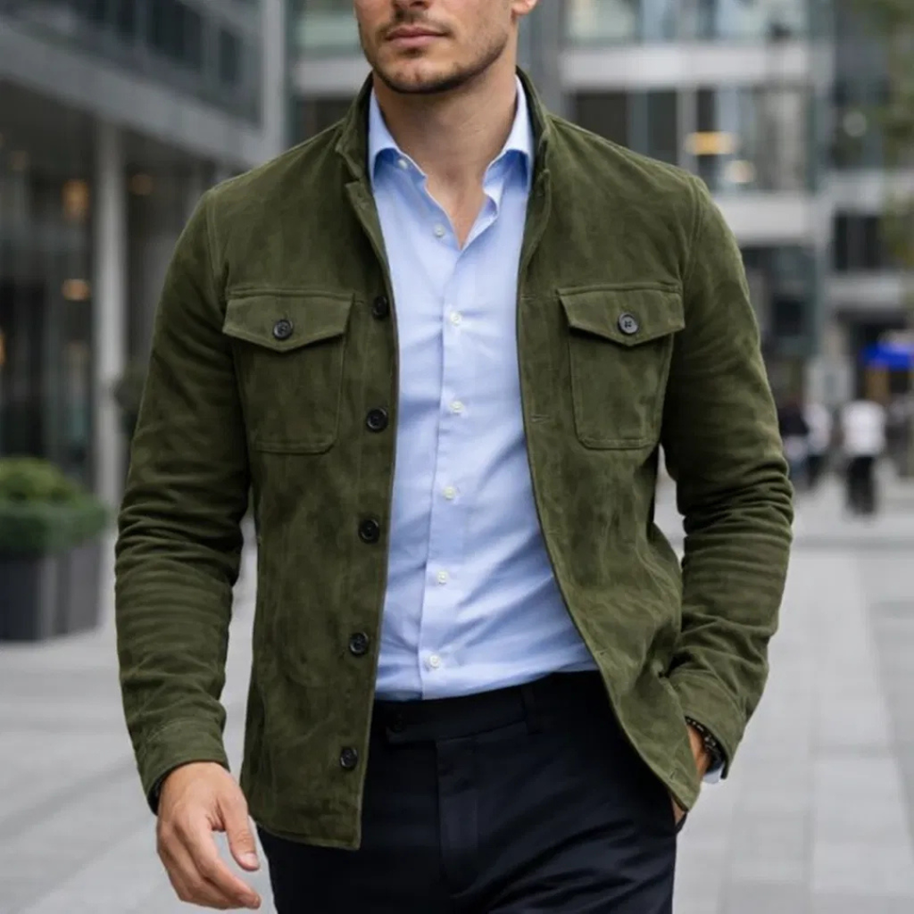 OLTRANO | CHAQUETA DE ANTE