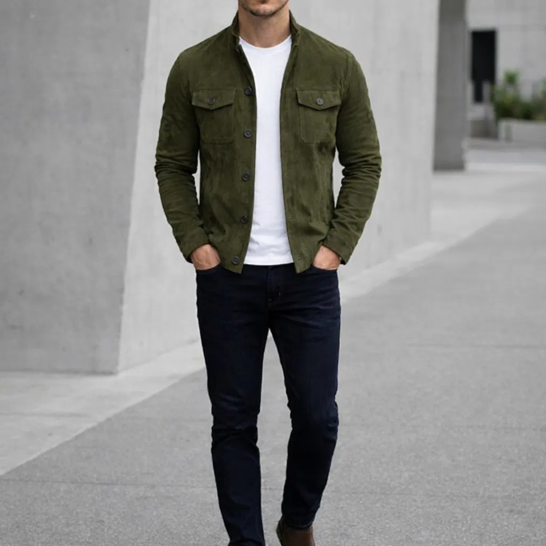 OLTRANO | CHAQUETA DE ANTE
