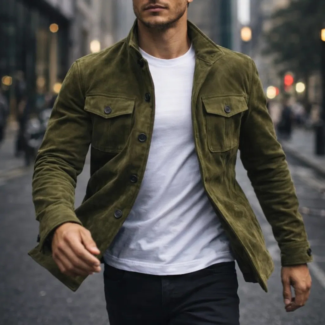 OLTRANO | CHAQUETA DE ANTE