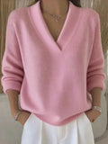 Jersey Holgado con Cuello de Pico