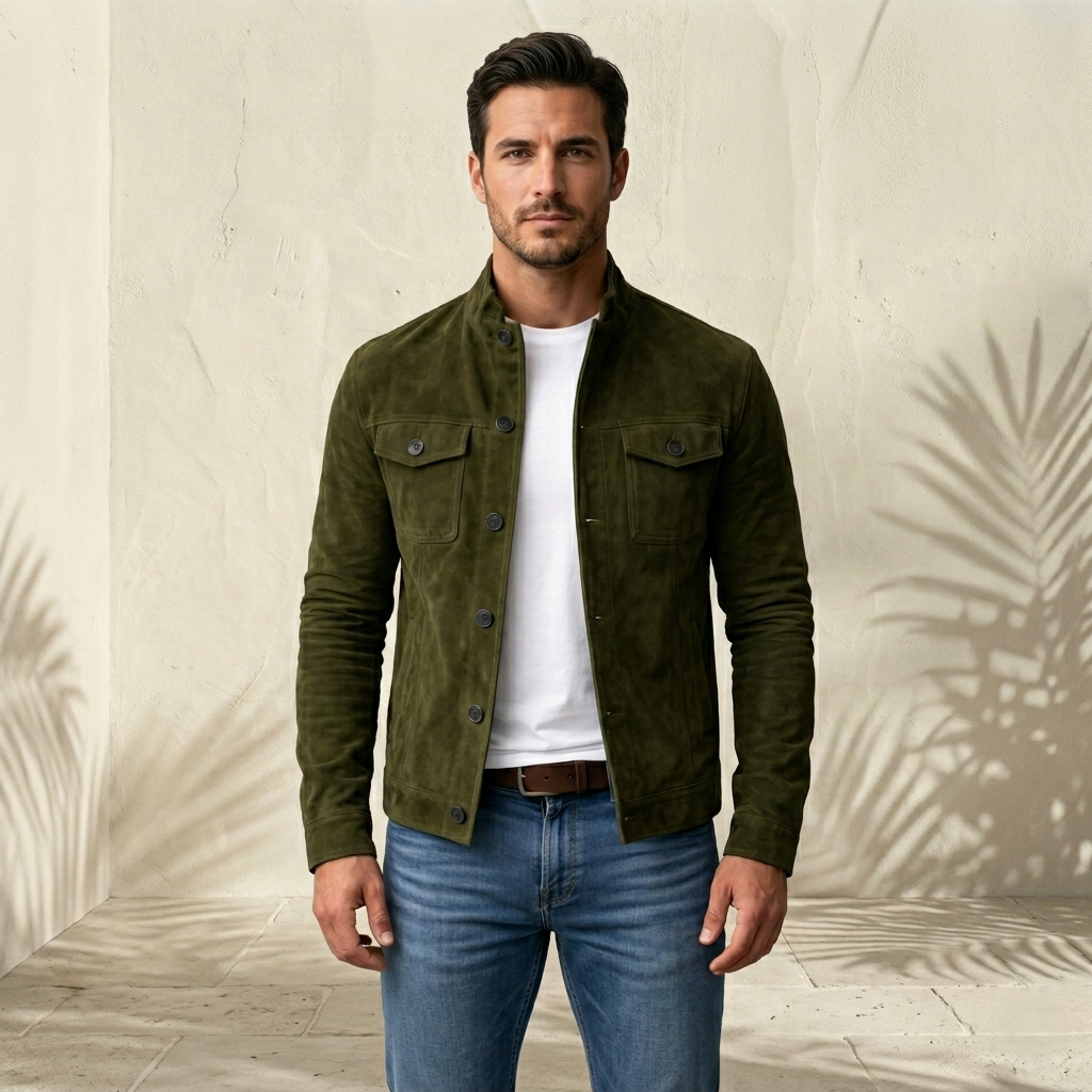 OLTRANO | CHAQUETA DE ANTE