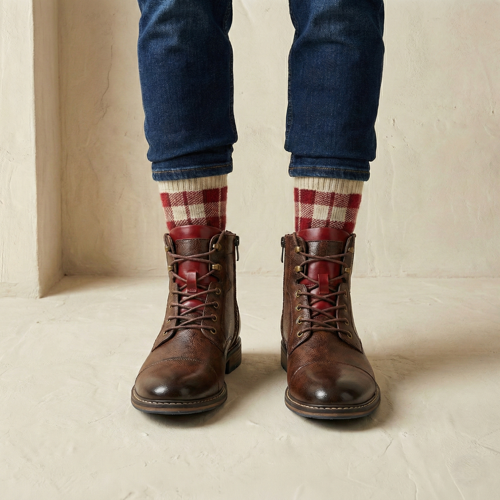 ETHAN | Botas Oxford de cuero artesanal