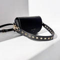 Bandolera Rock negro liso