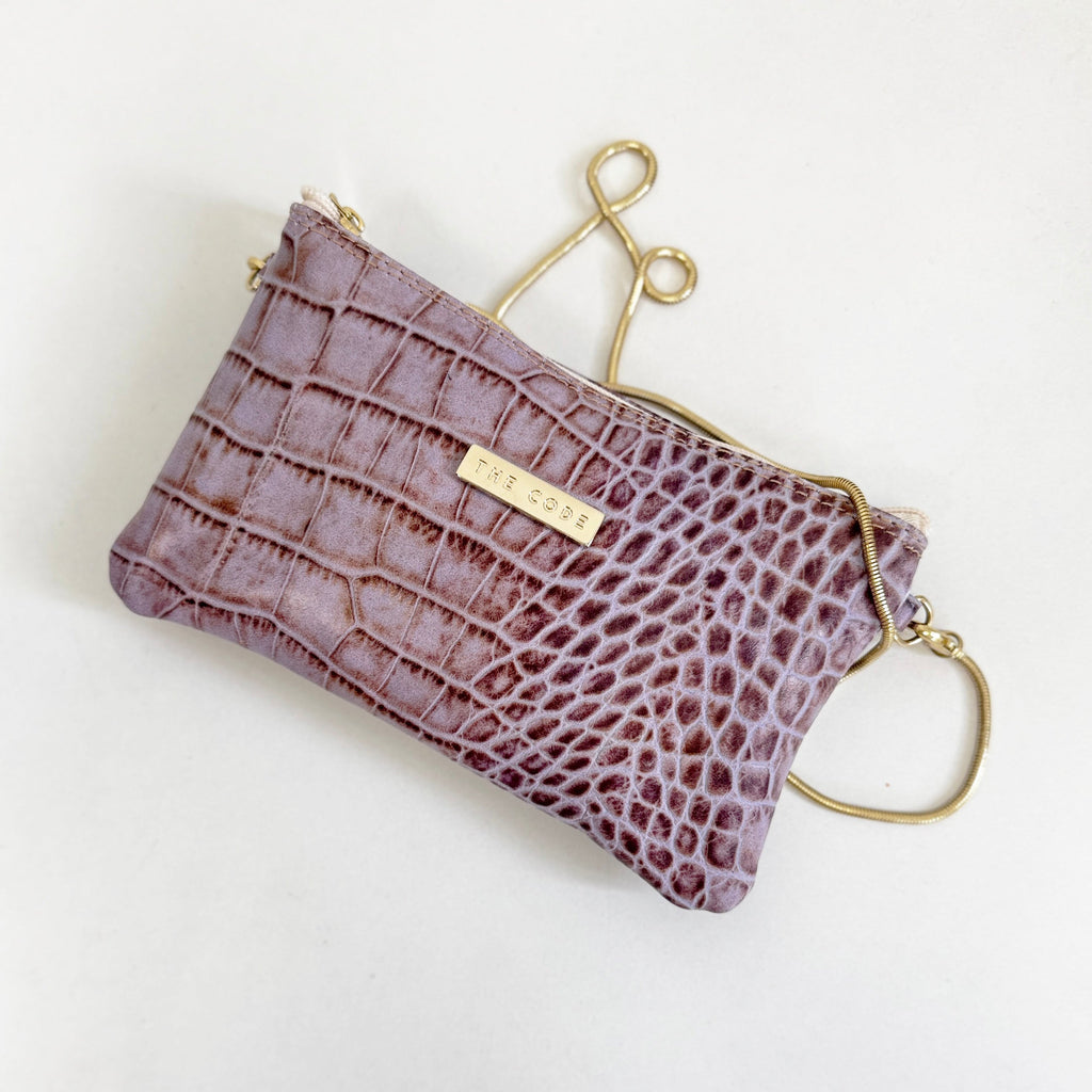 Bandolera dusty malva
