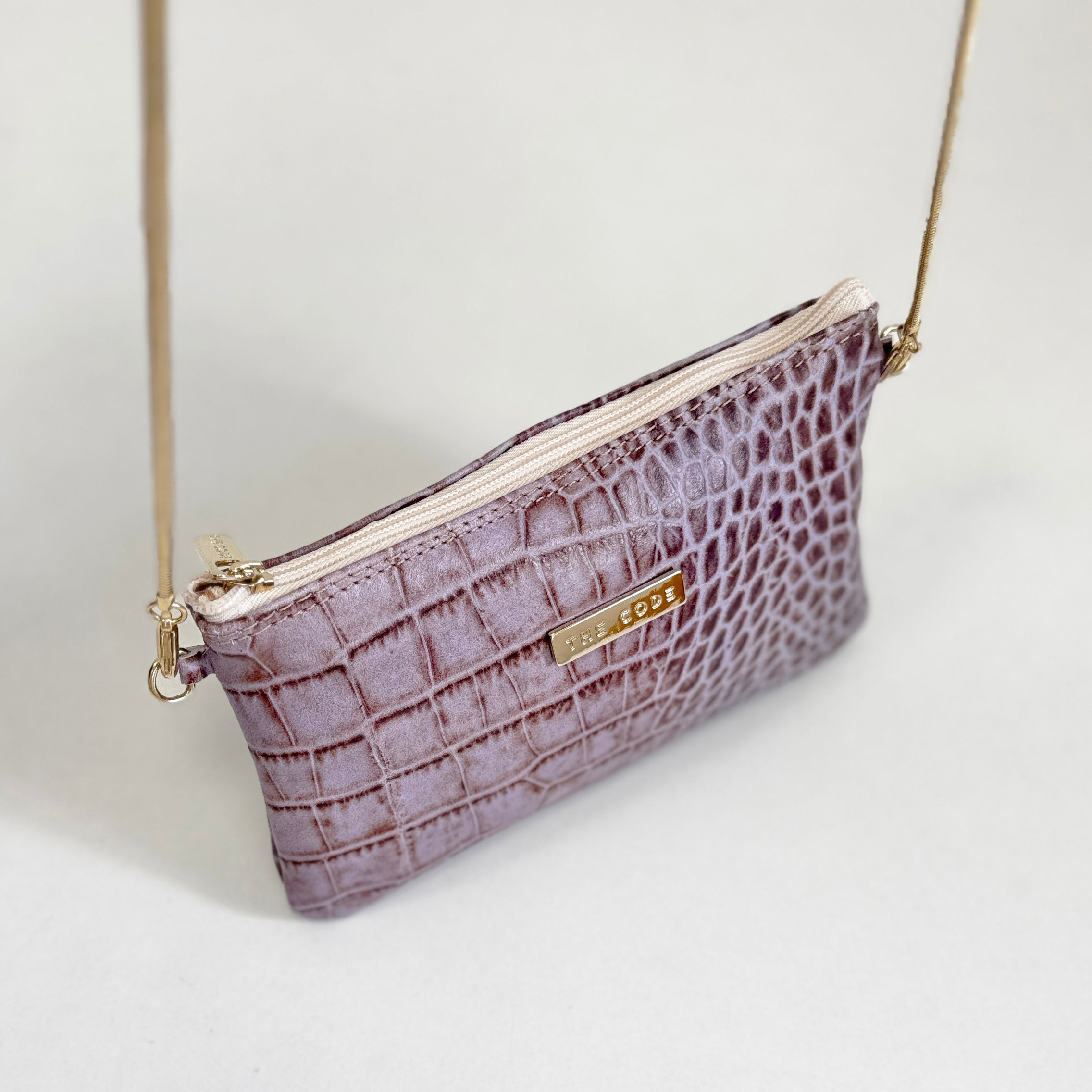 Bandolera dusty malva