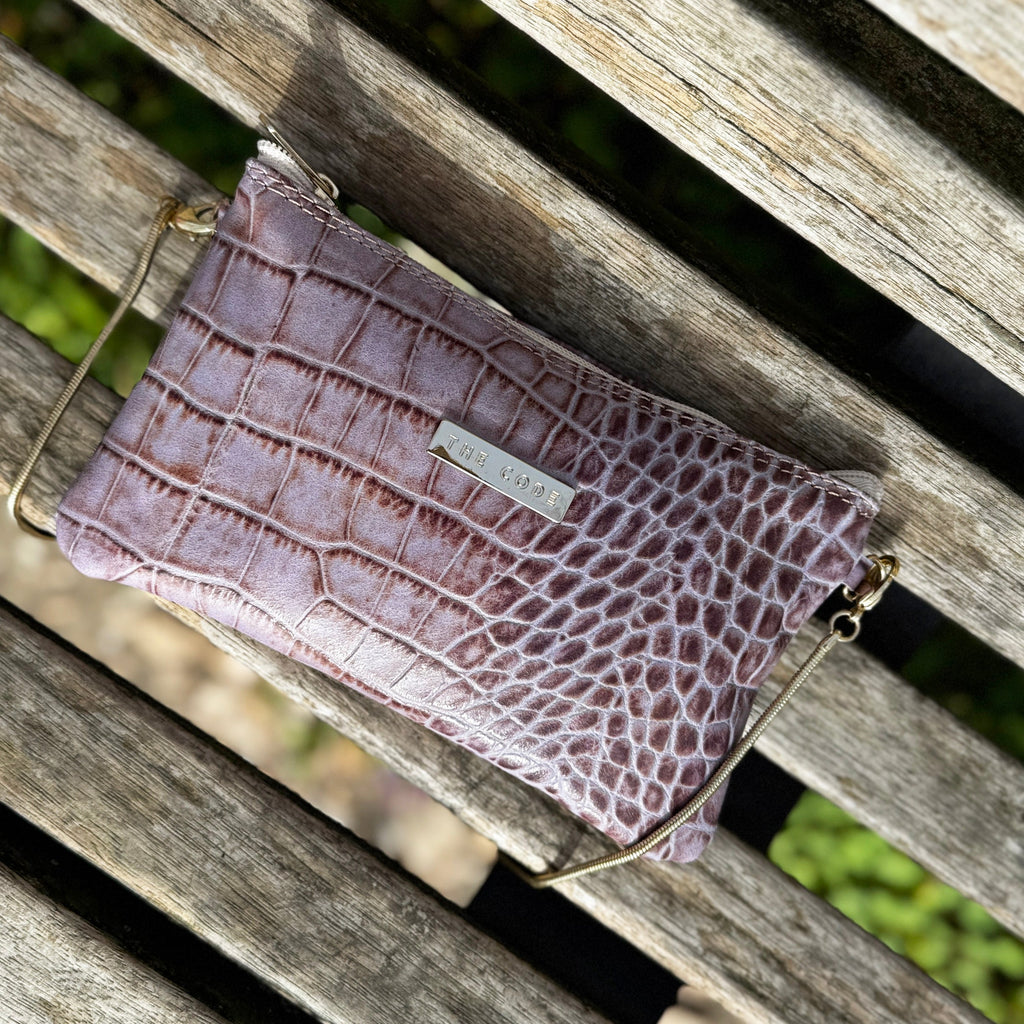 Bandolera dusty malva