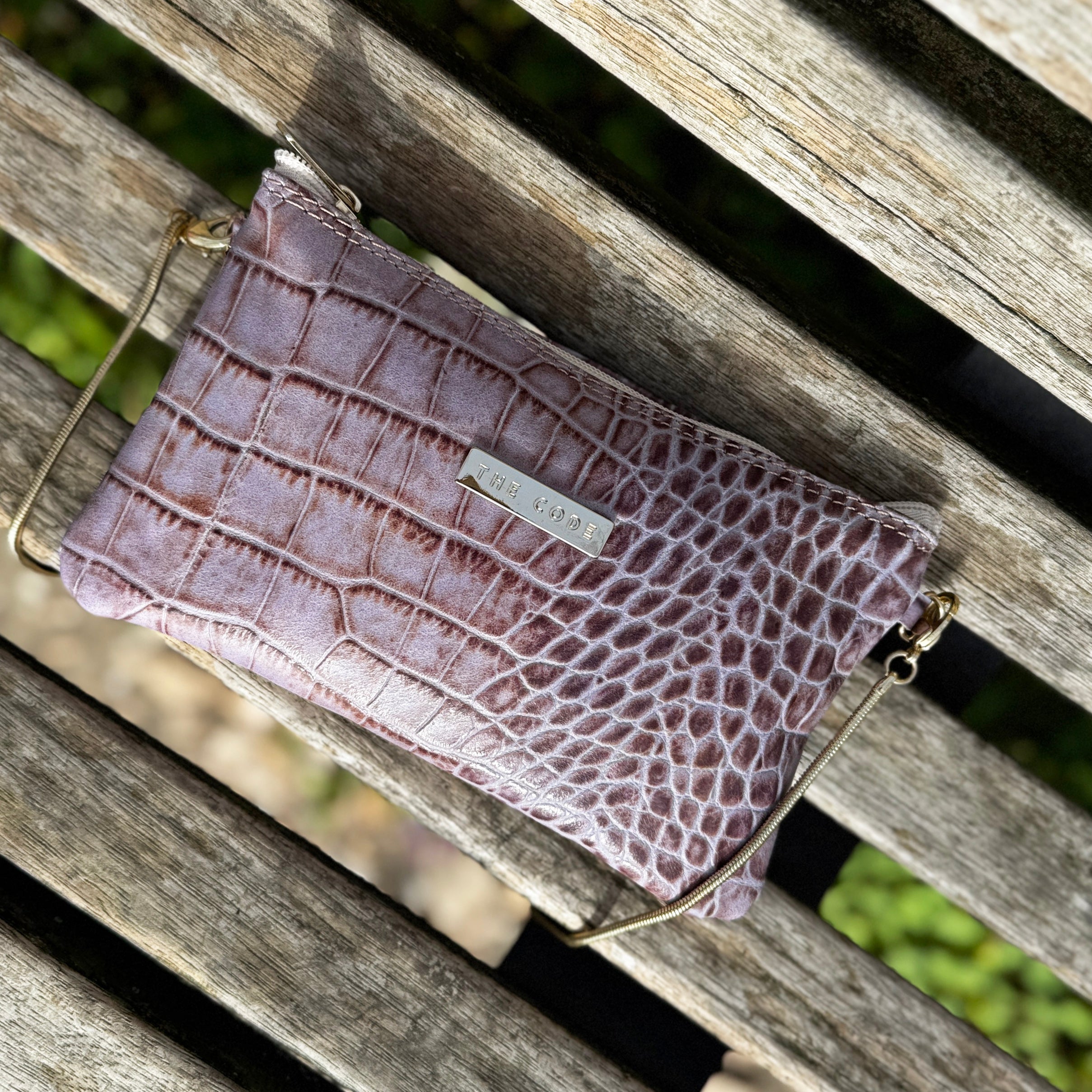 Bandolera dusty malva