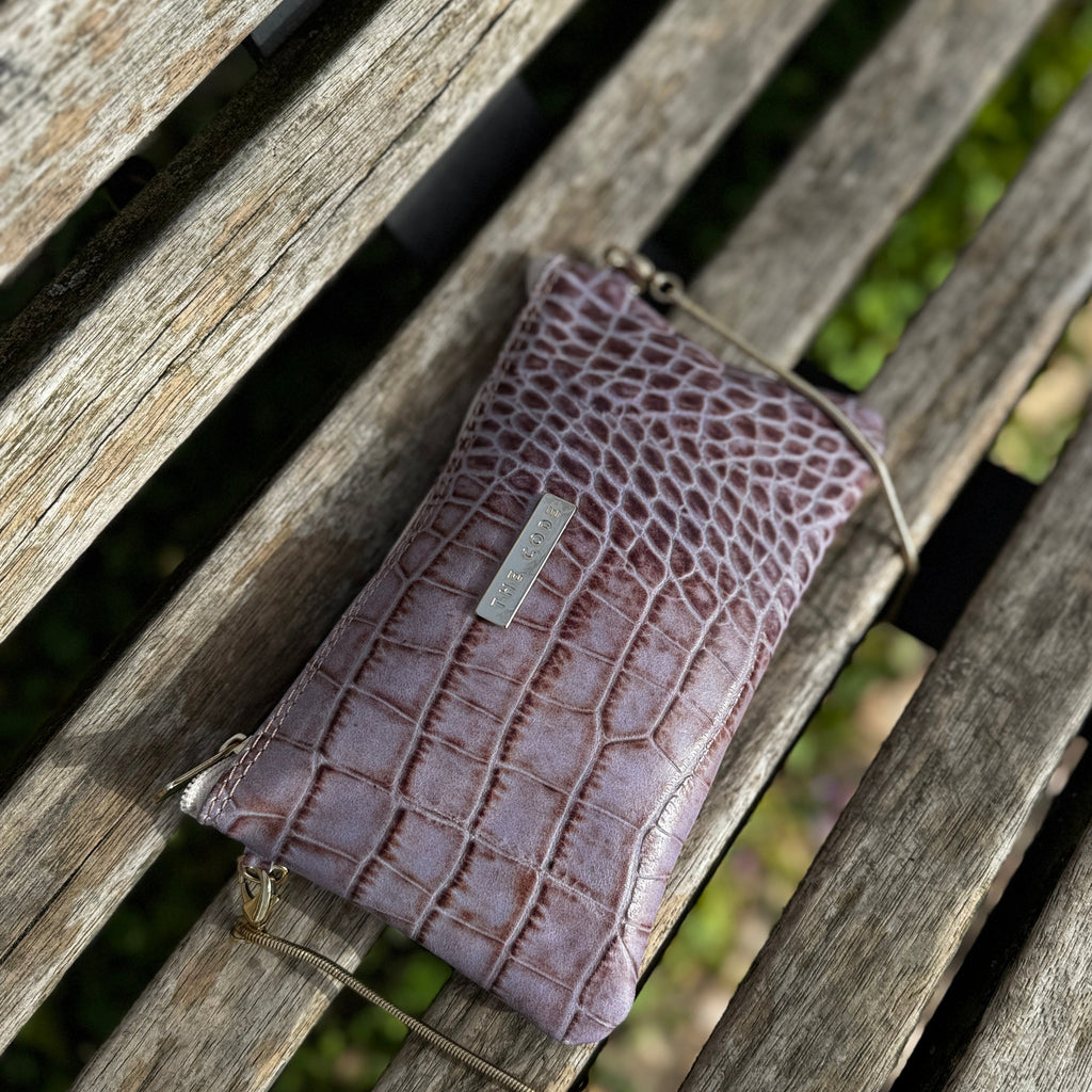 Bandolera dusty malva