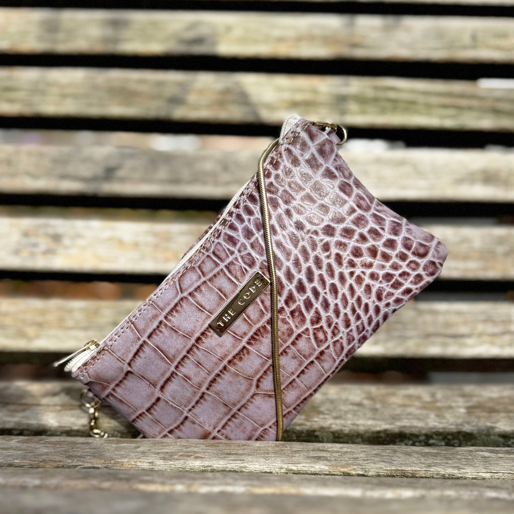 Bandolera dusty malva