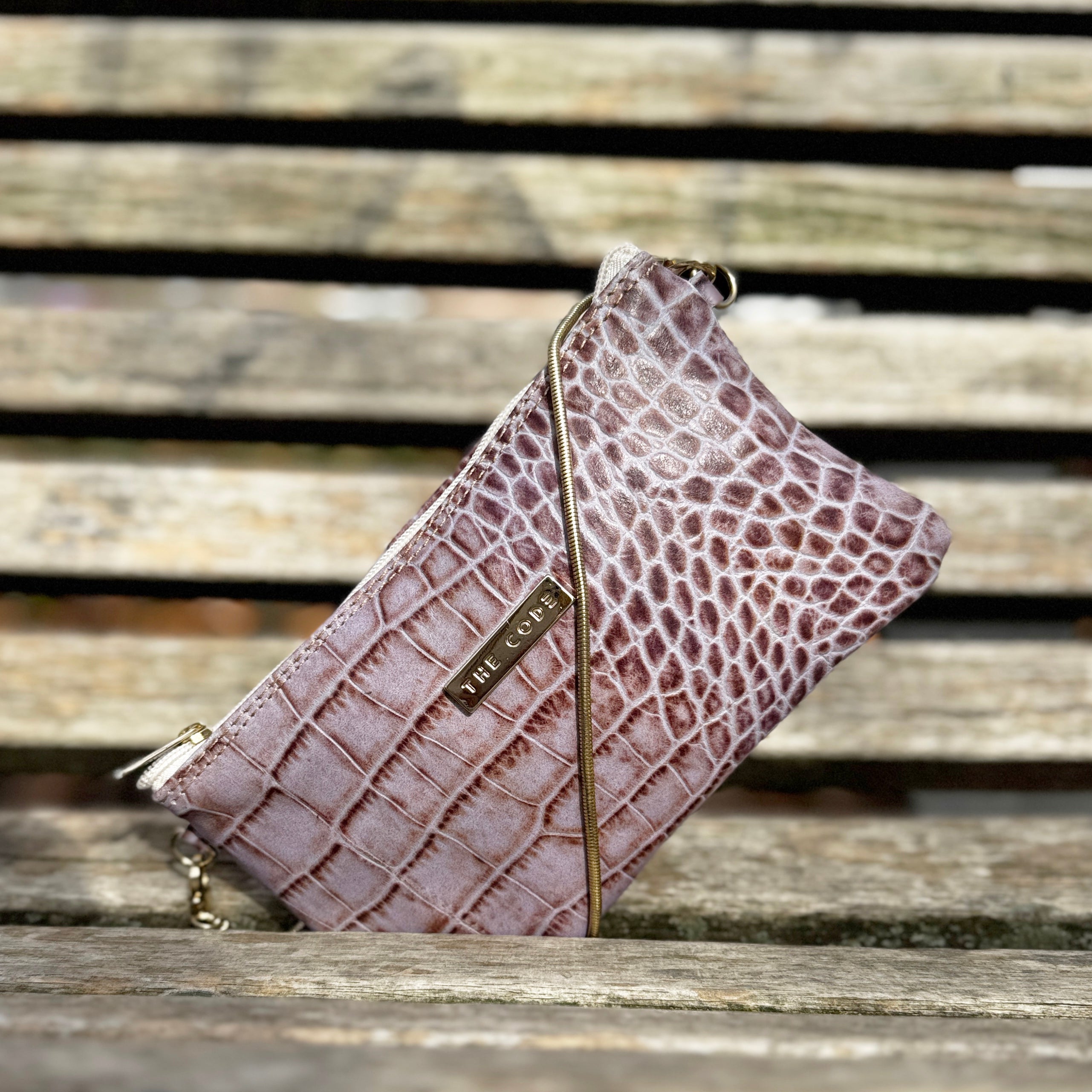 Bandolera dusty malva
