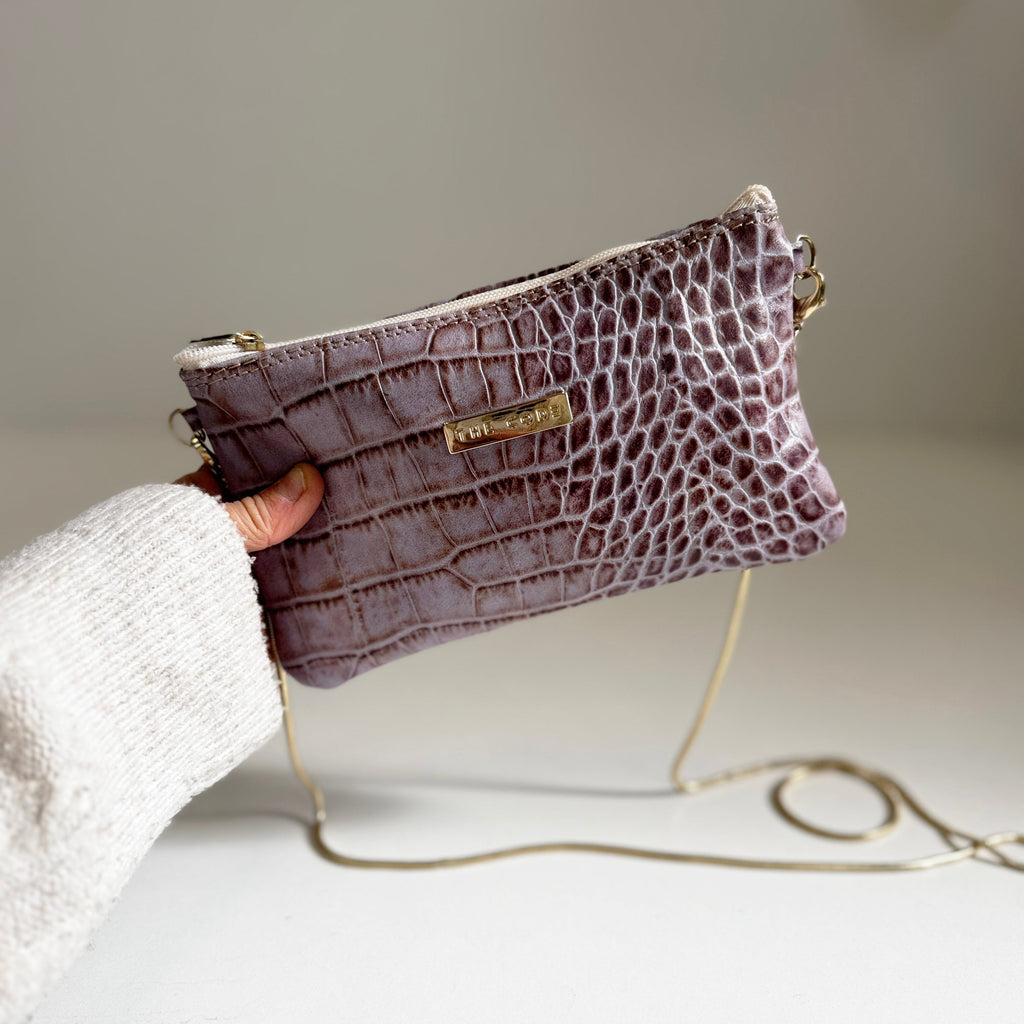 Bandolera dusty malva