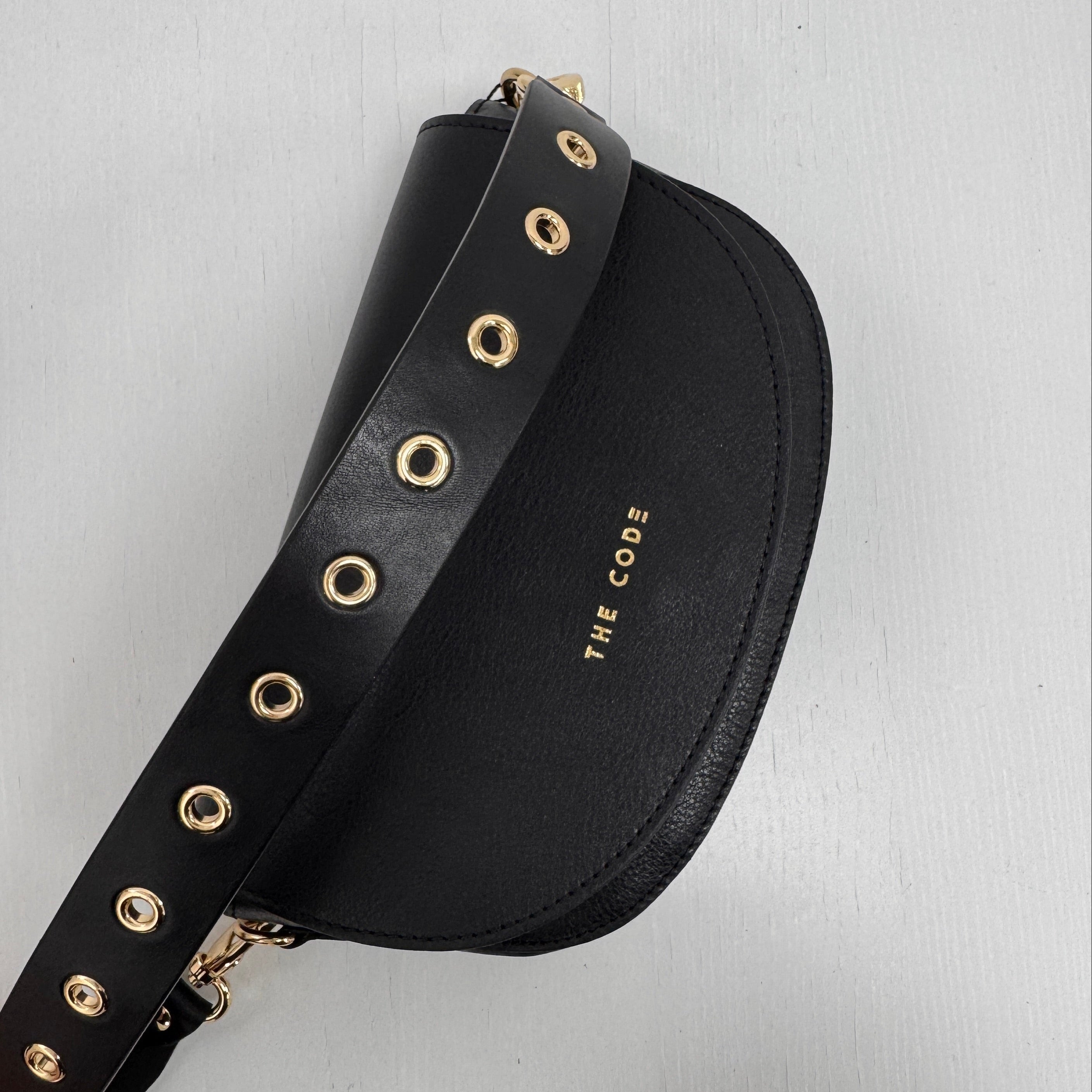 Bandolera Rock negro liso
