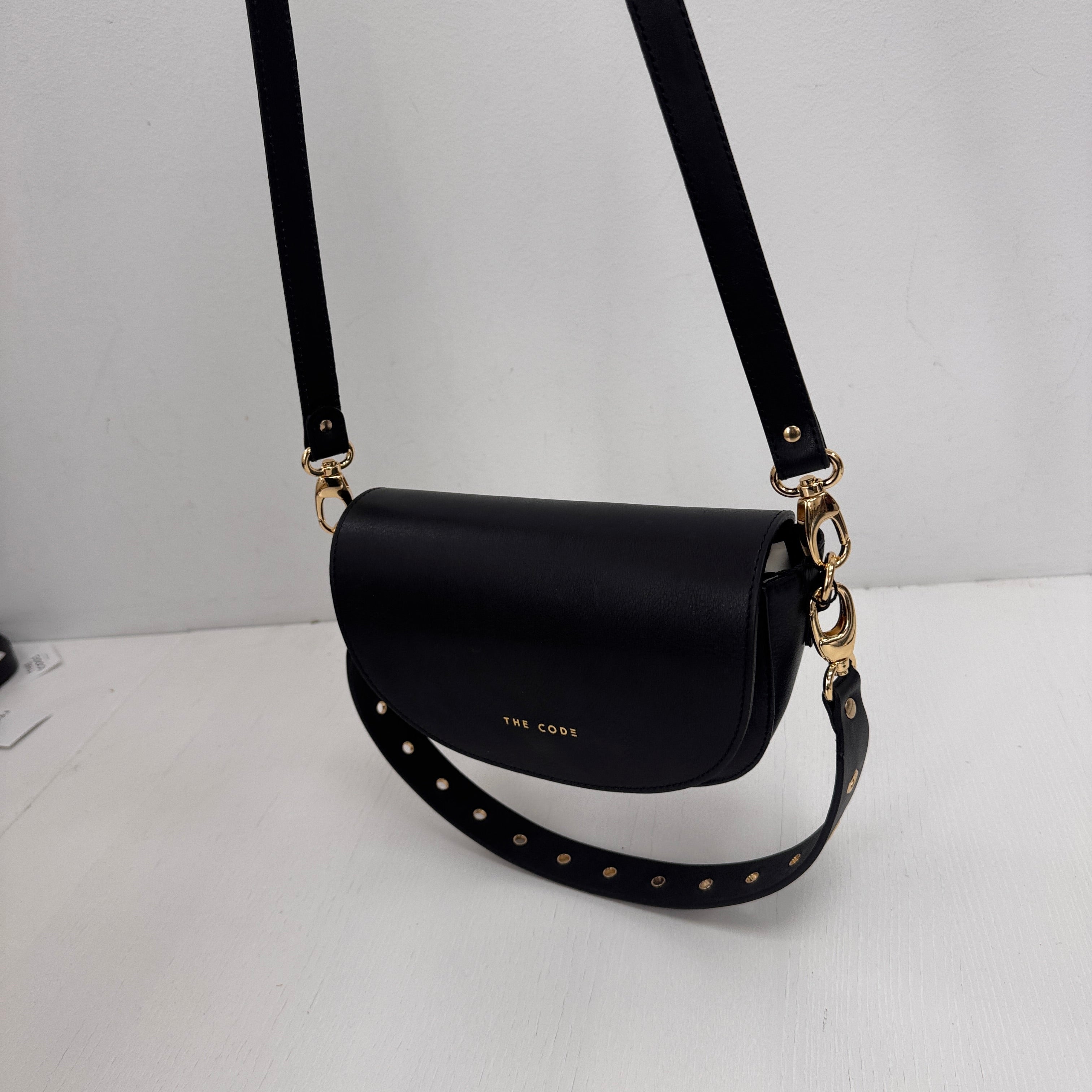 Bandolera Rock negro liso