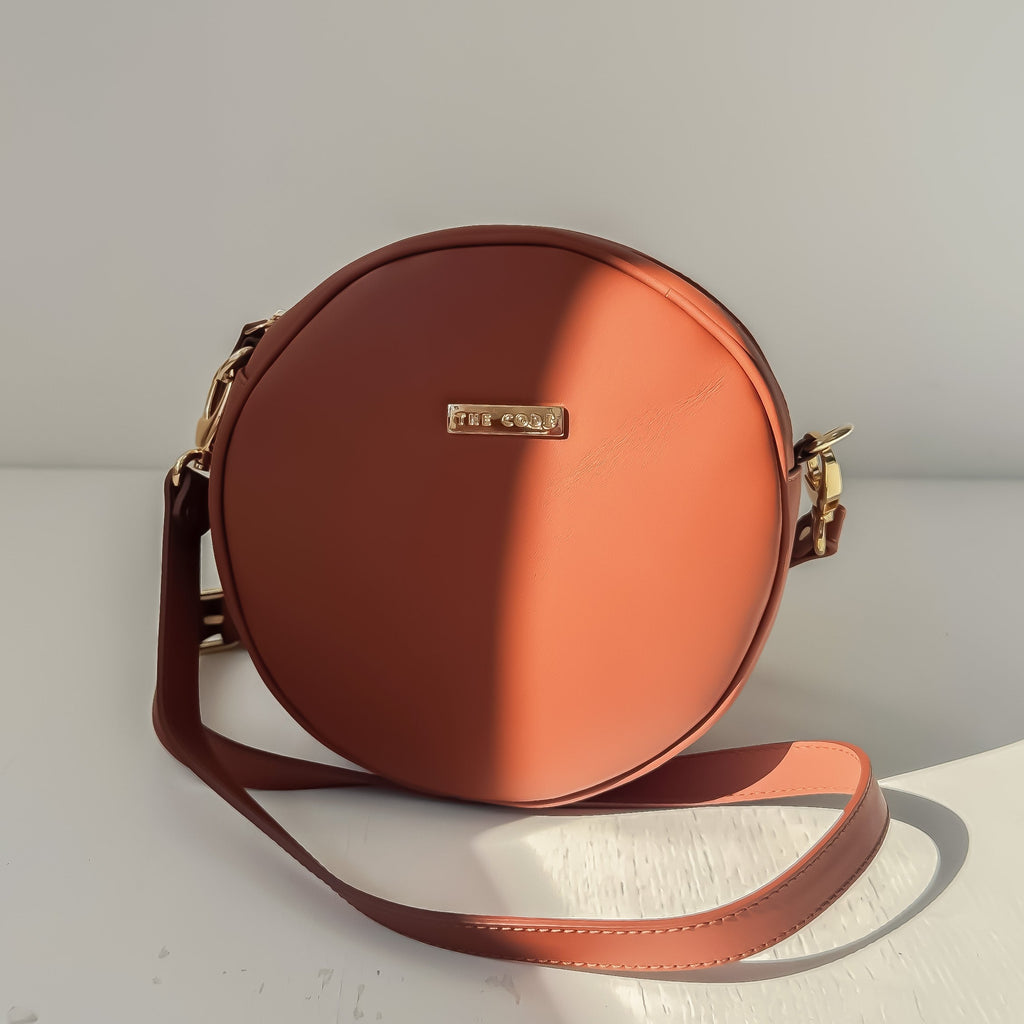 Bandolera cuero liso