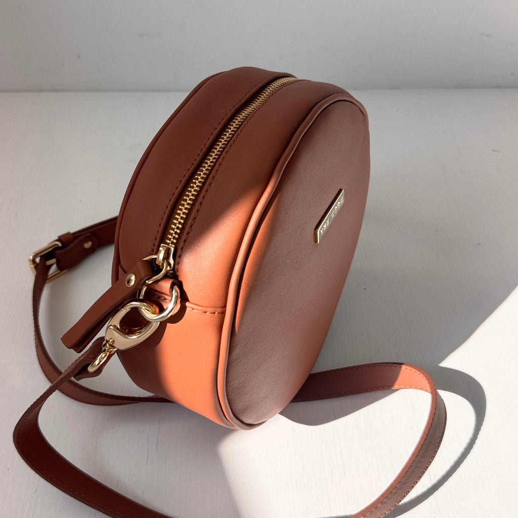 Bandolera cuero liso