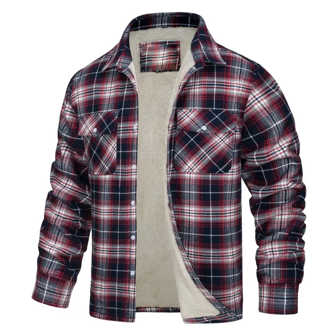 Alberto | Chaqueta Cálida de Cuadros