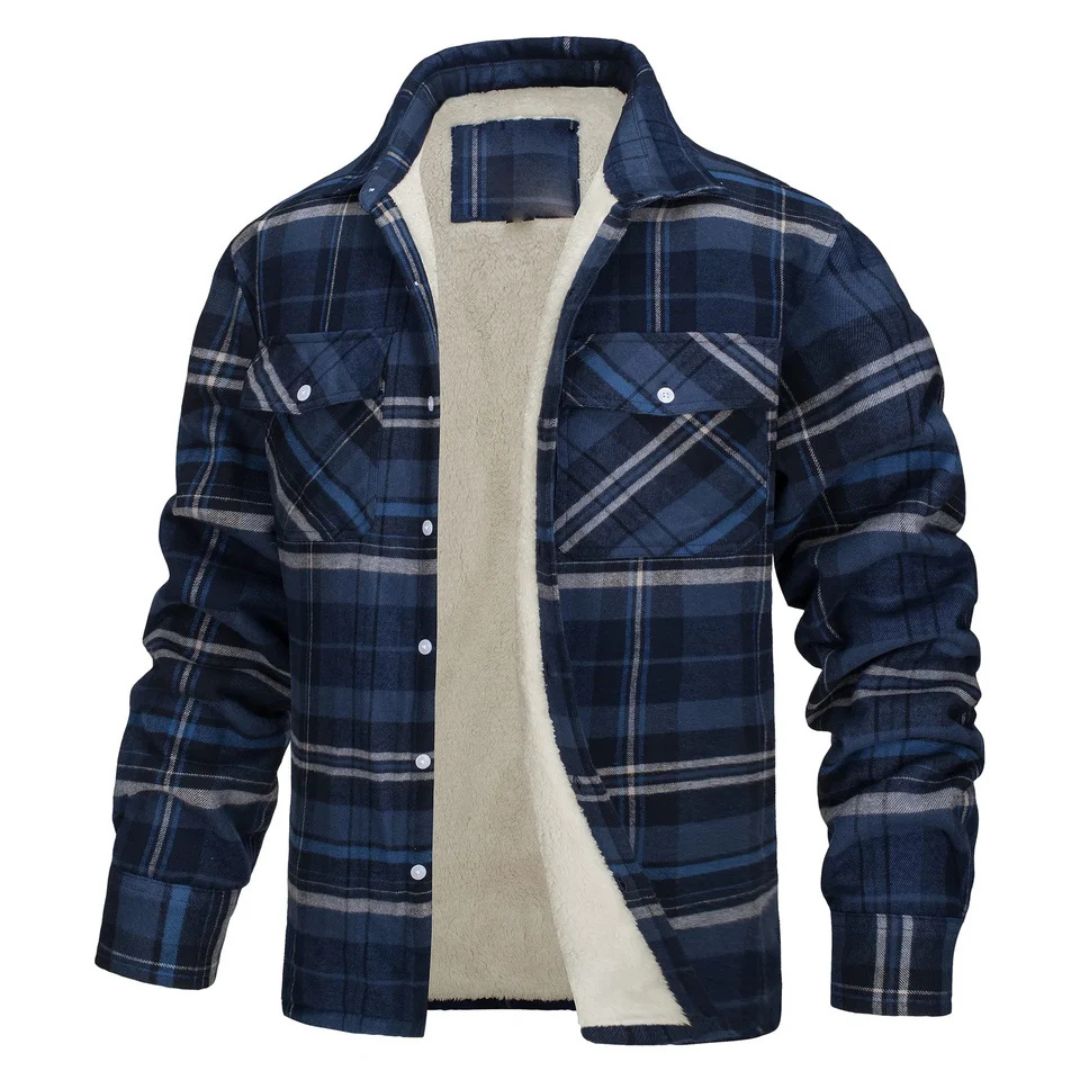 Alberto | Chaqueta Cálida de Cuadros