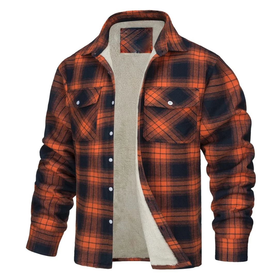 Alberto | Chaqueta Cálida de Cuadros