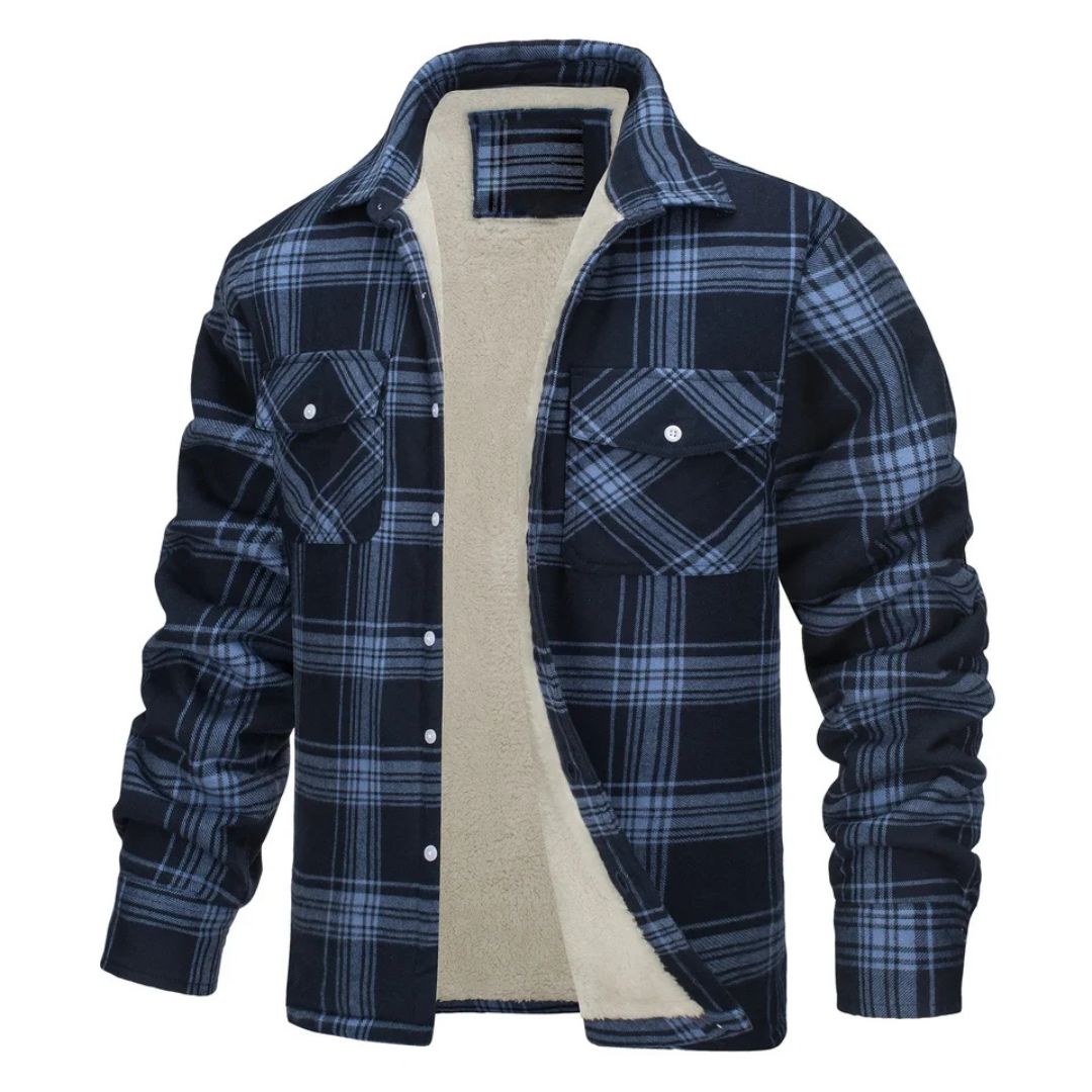 Alberto | Chaqueta Cálida de Cuadros