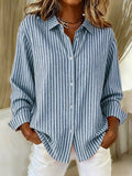 Camisa de Rayas con Botones