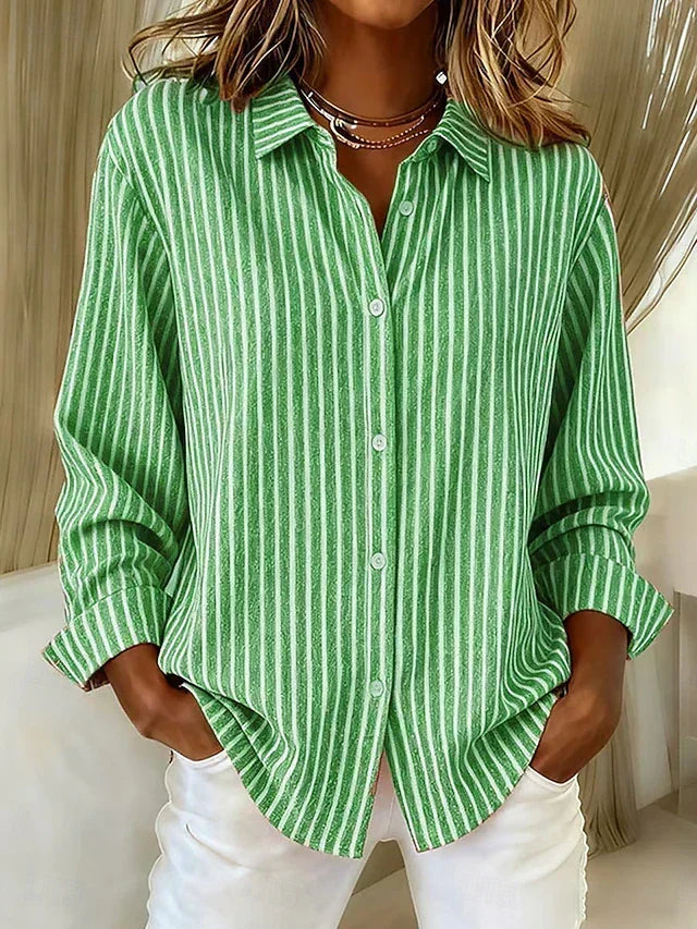 Camisa de Rayas con Botones