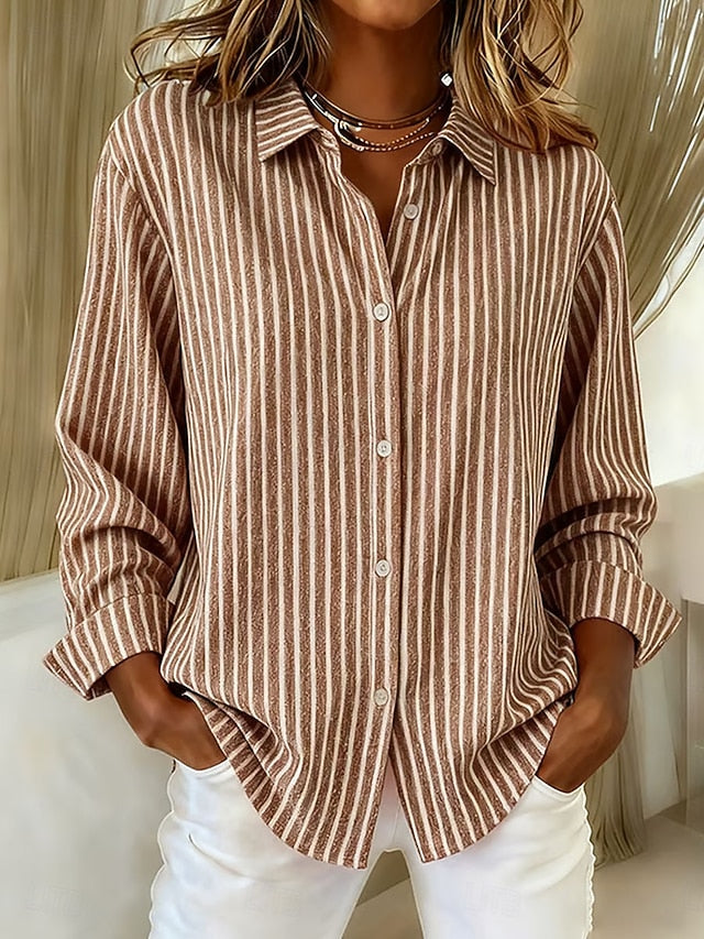 Camisa de Rayas con Botones