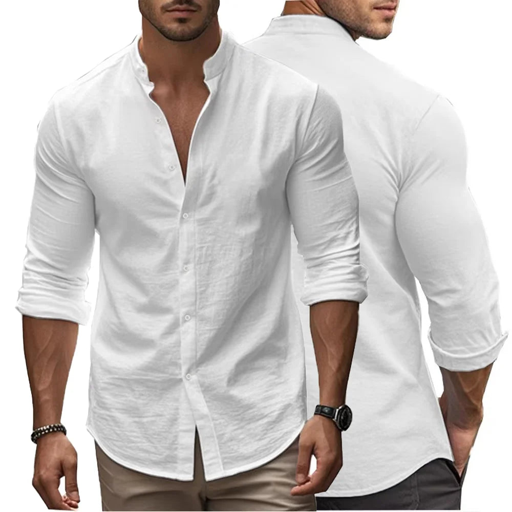 Camisa Celeste de Verano